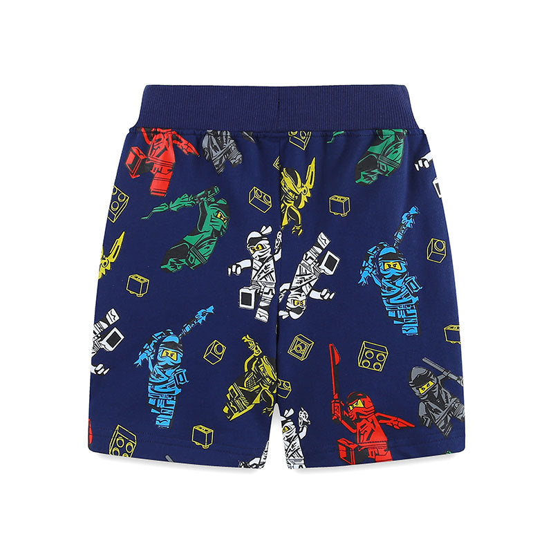 Cartoon astronaut shorts