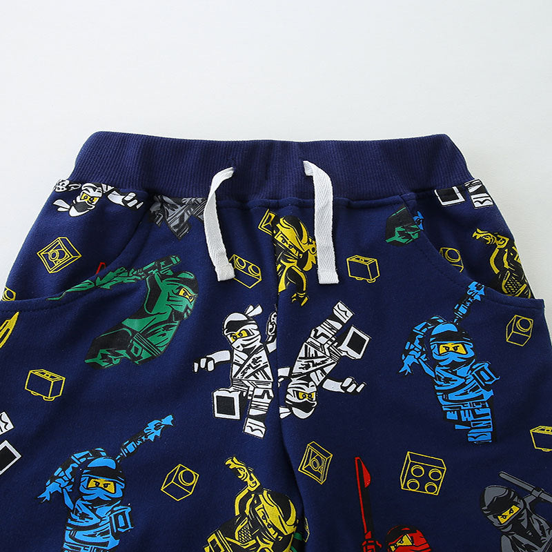 Cartoon astronaut shorts