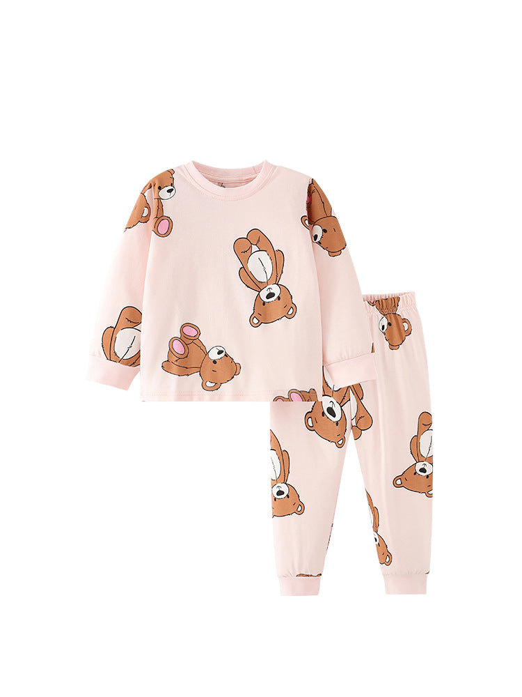 Bear texture home two-piece set