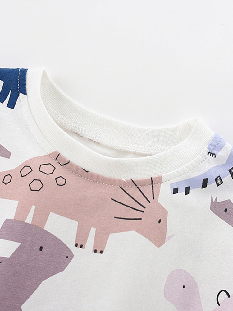 Dinosaur texture summer set