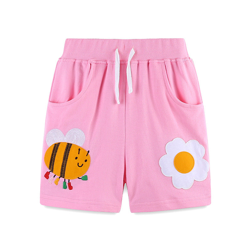 Pink bee shorts