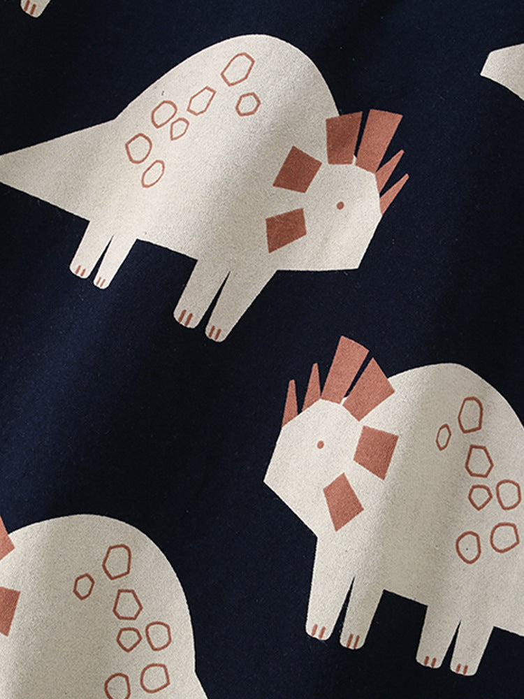Line Cartoon Dinosaur Set