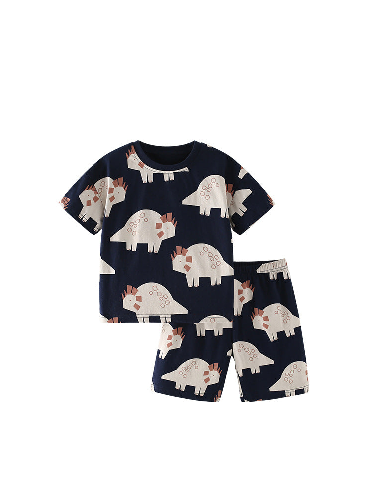 Line Cartoon Dinosaur Set