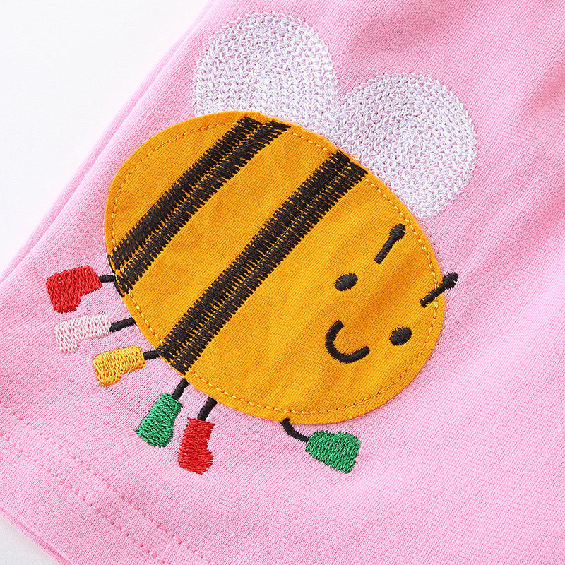 Pink bee shorts