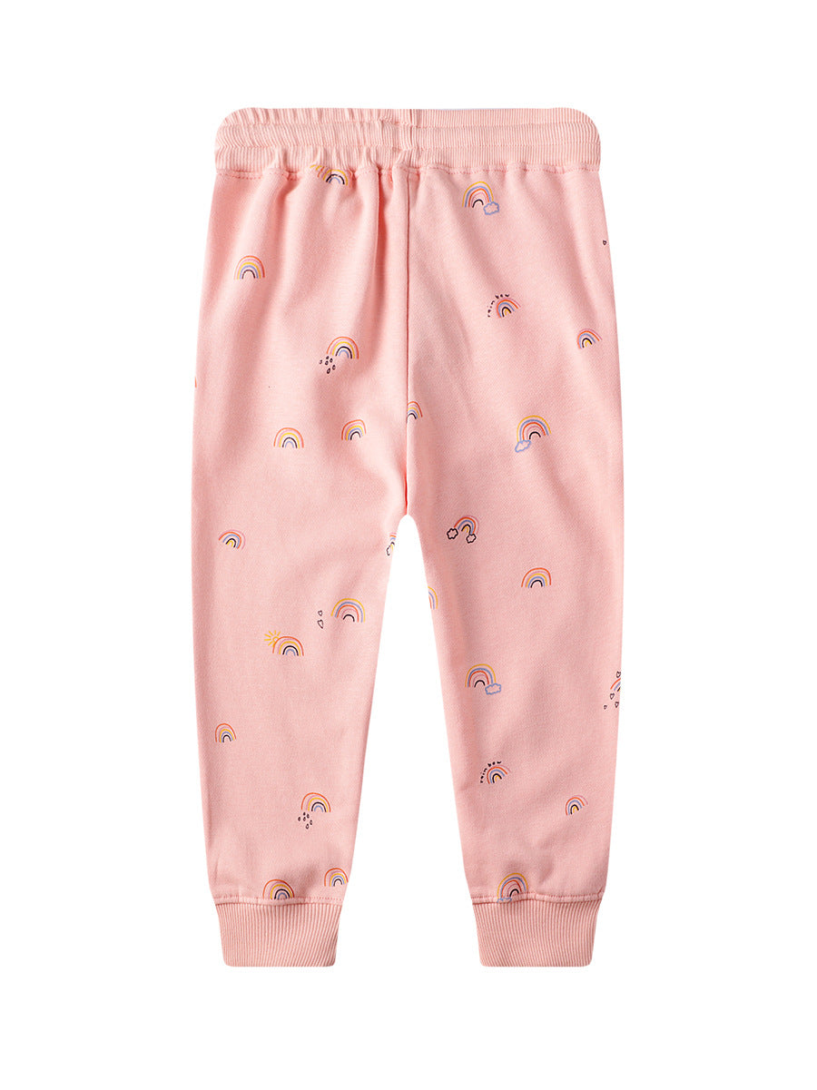 Pink Rainbow Line Pants