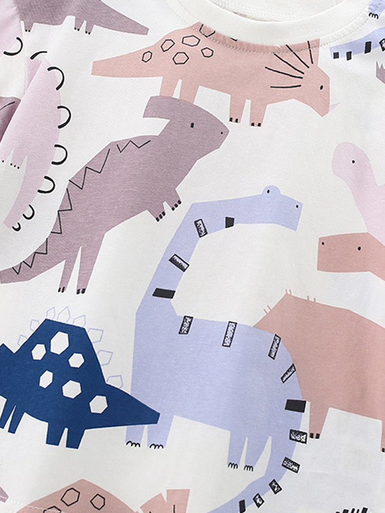 Dinosaur texture summer set
