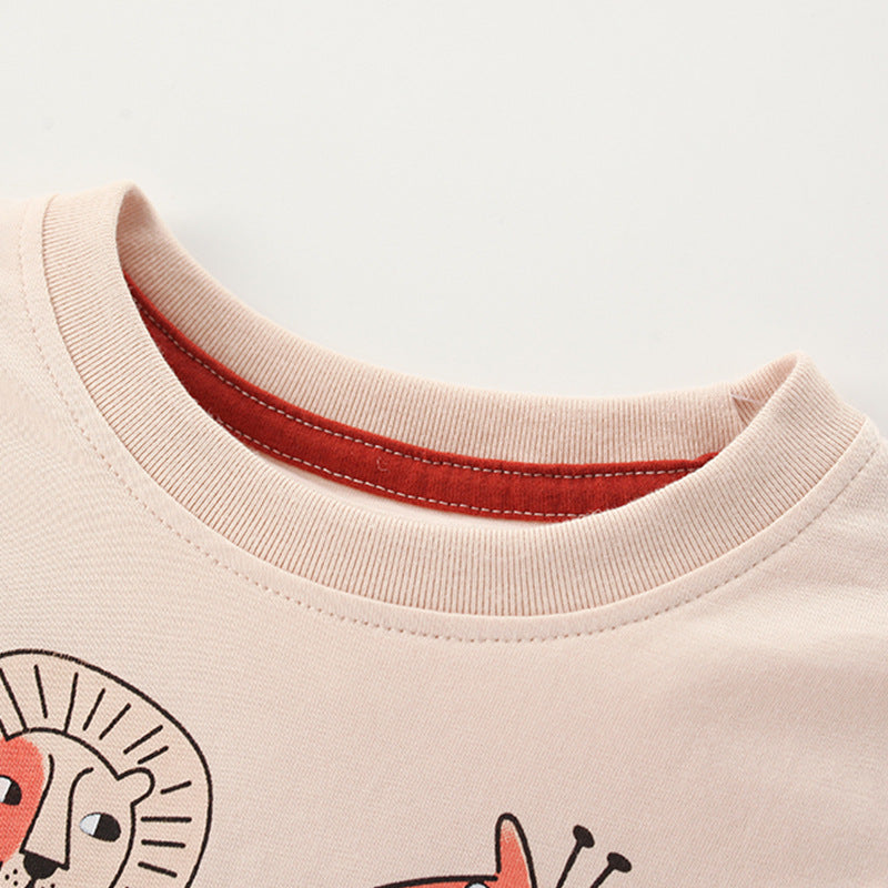 Stay Wild Color blocked Short Sleeve Set