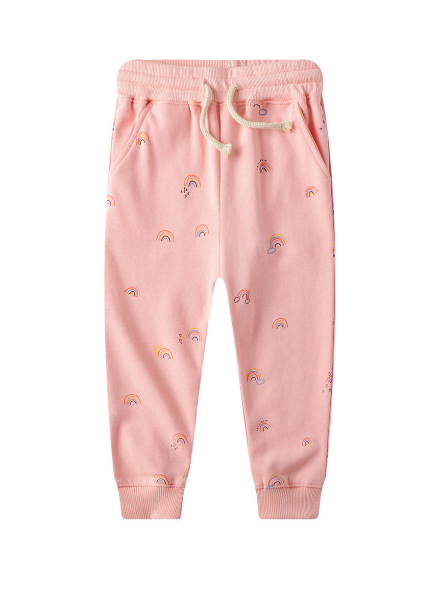 Pink Rainbow Line Pants