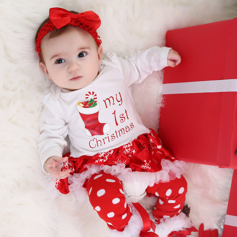 Christmas baby outfit