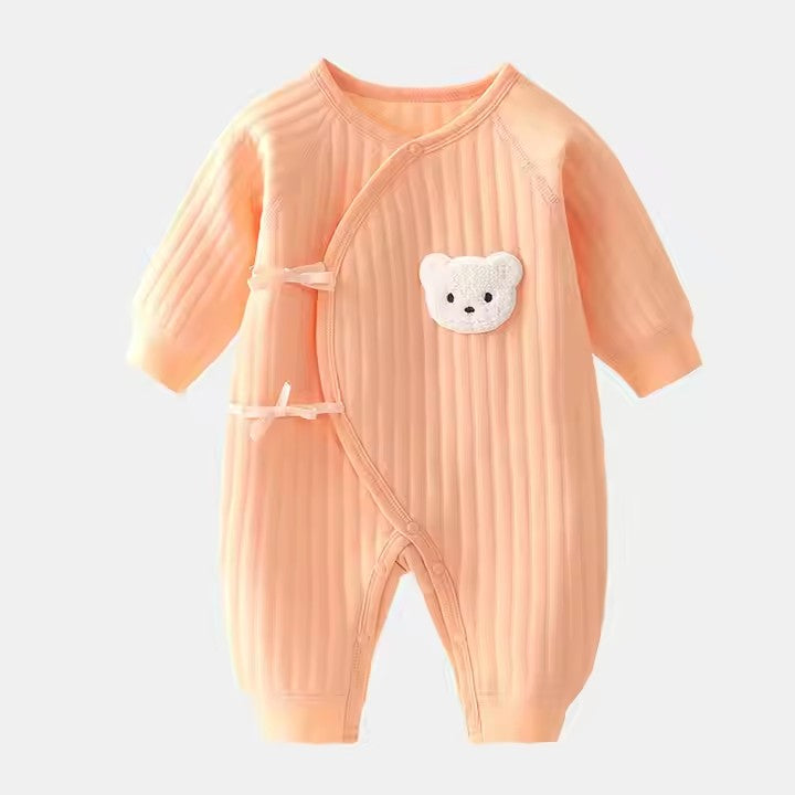 Newborn jumpsuit Spring And Autumn Bodysuit Bear Infant Romper Baby clothes