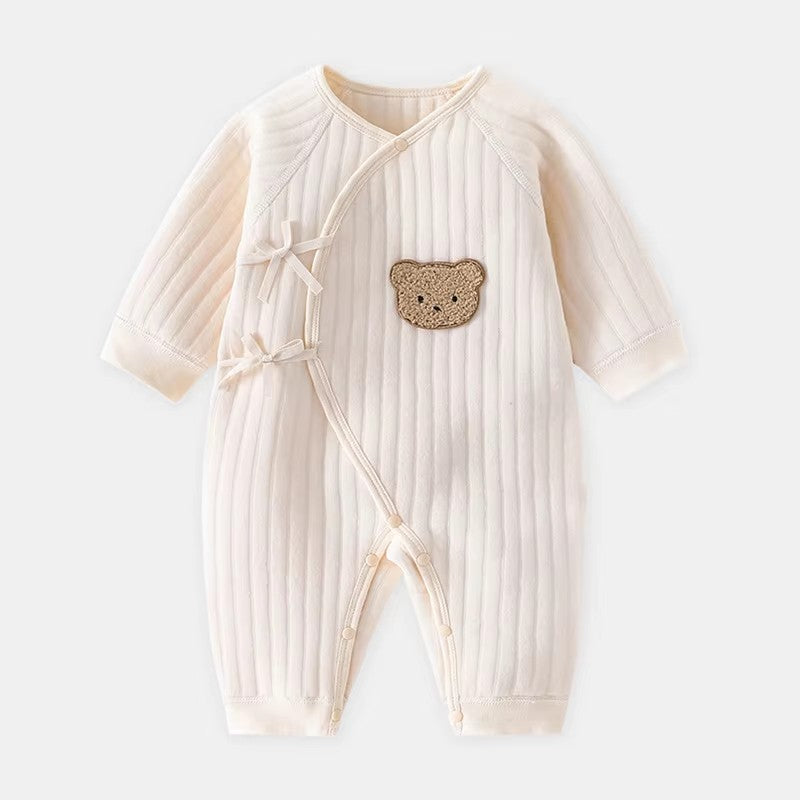 Newborn jumpsuit Spring And Autumn Bodysuit Bear Infant Romper Baby clothes