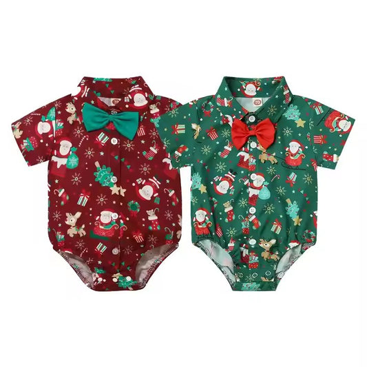 Halloween and Christmas baby romper