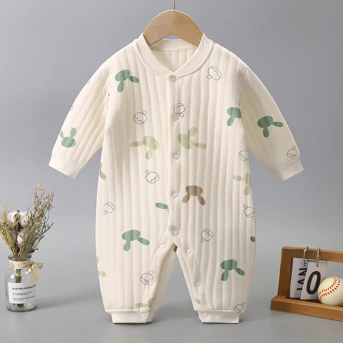 Winter Infant Clothing Warm Long Sleeve Romper Newborn Baby Clothes