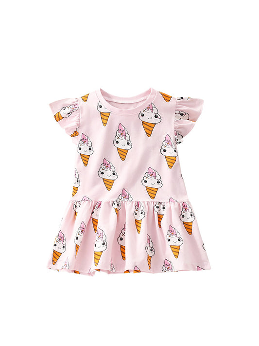 Sweet tube cute sleeveless skirt