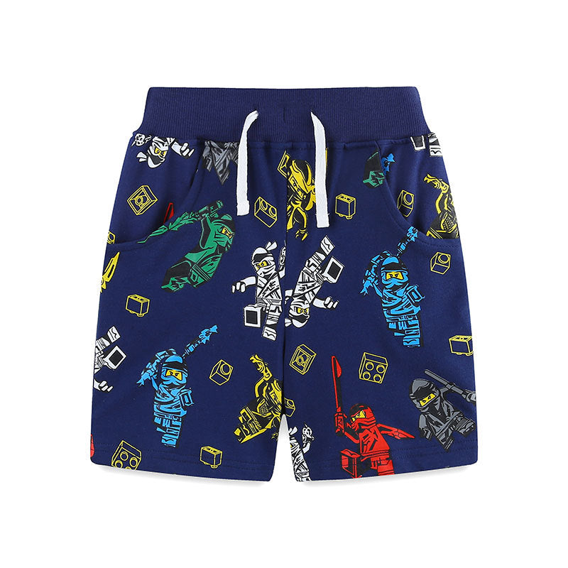 Cartoon astronaut shorts