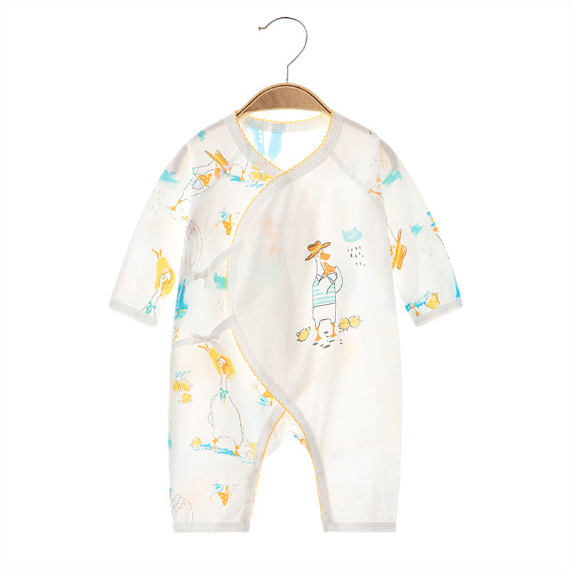 Yellow Duckling Long Sleeve romper