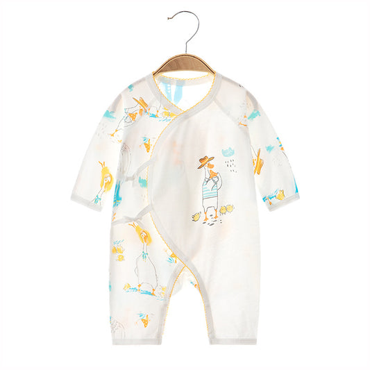 Yellow Duckling Long Sleeve romper