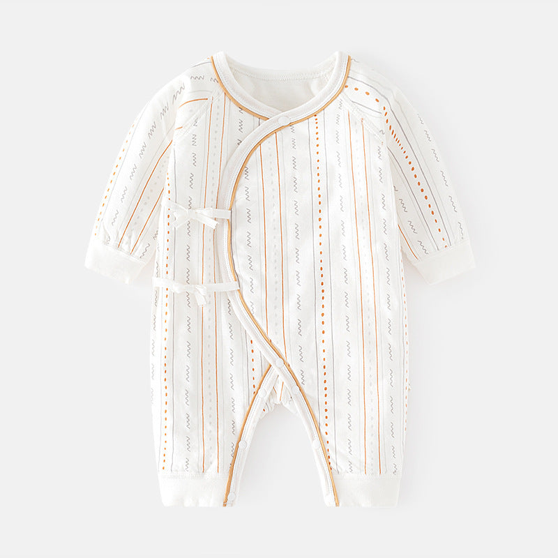 Vertical stripe romper