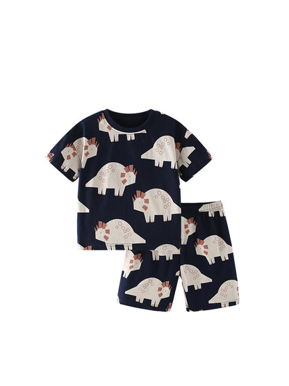 Line Cartoon Dinosaur Set