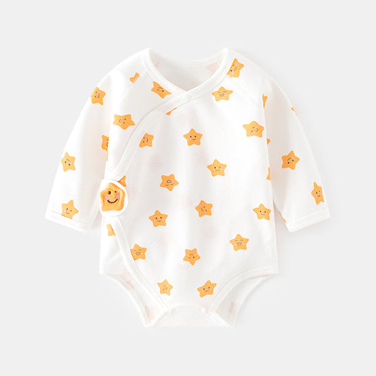 Yellow Little Star Triangle romper