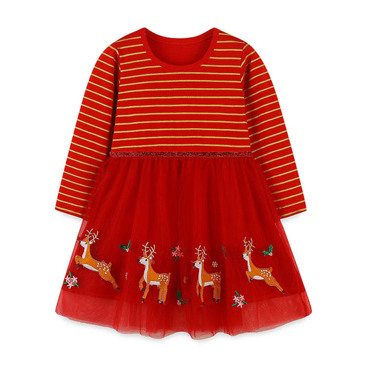 Elk mesh children's skirt