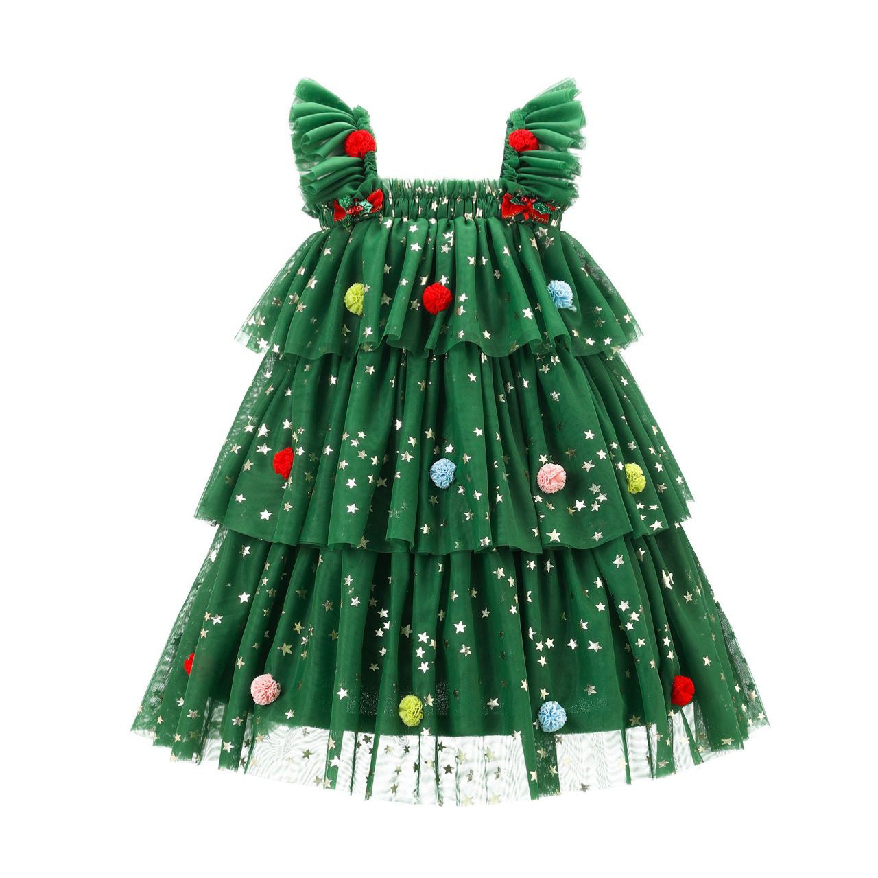 Green Star Dress