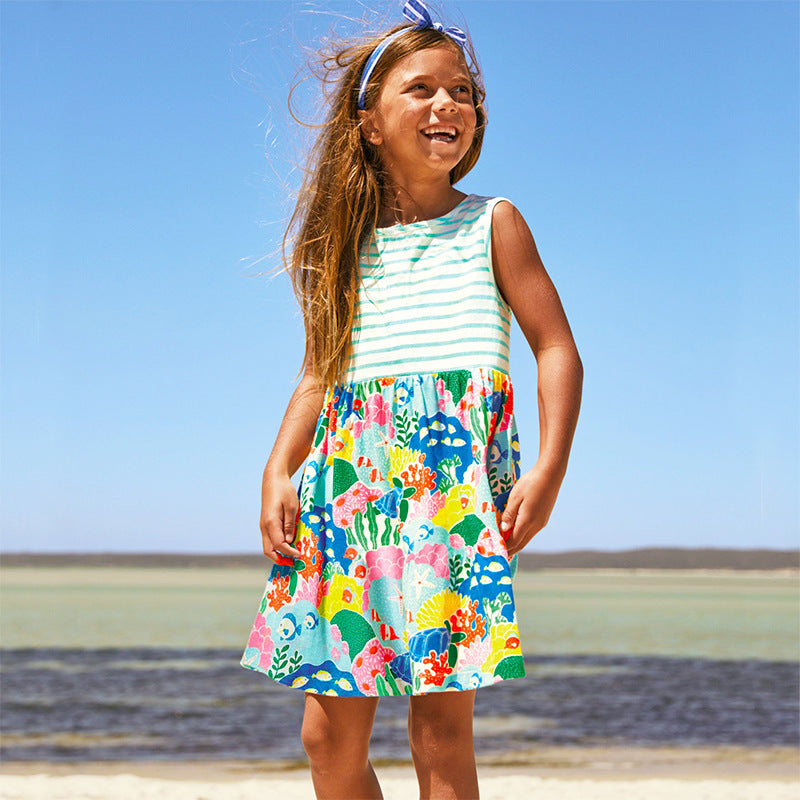 Vest colored dress