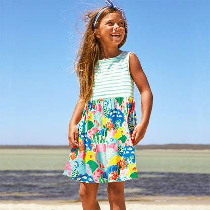 Vest colored dress