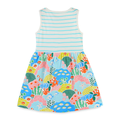 Vest colored dress
