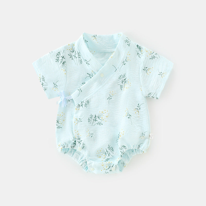 Blue daisy short sleeved shirt
