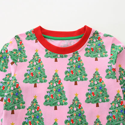 Christmas Tree Printed Children's Princess Skirt