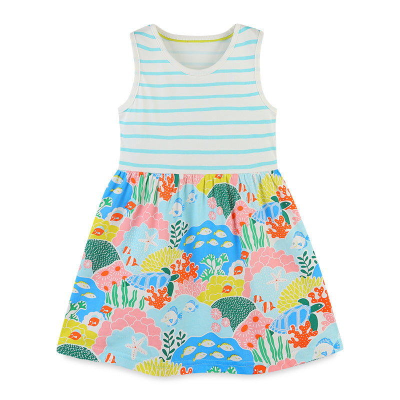 Vest colored dress