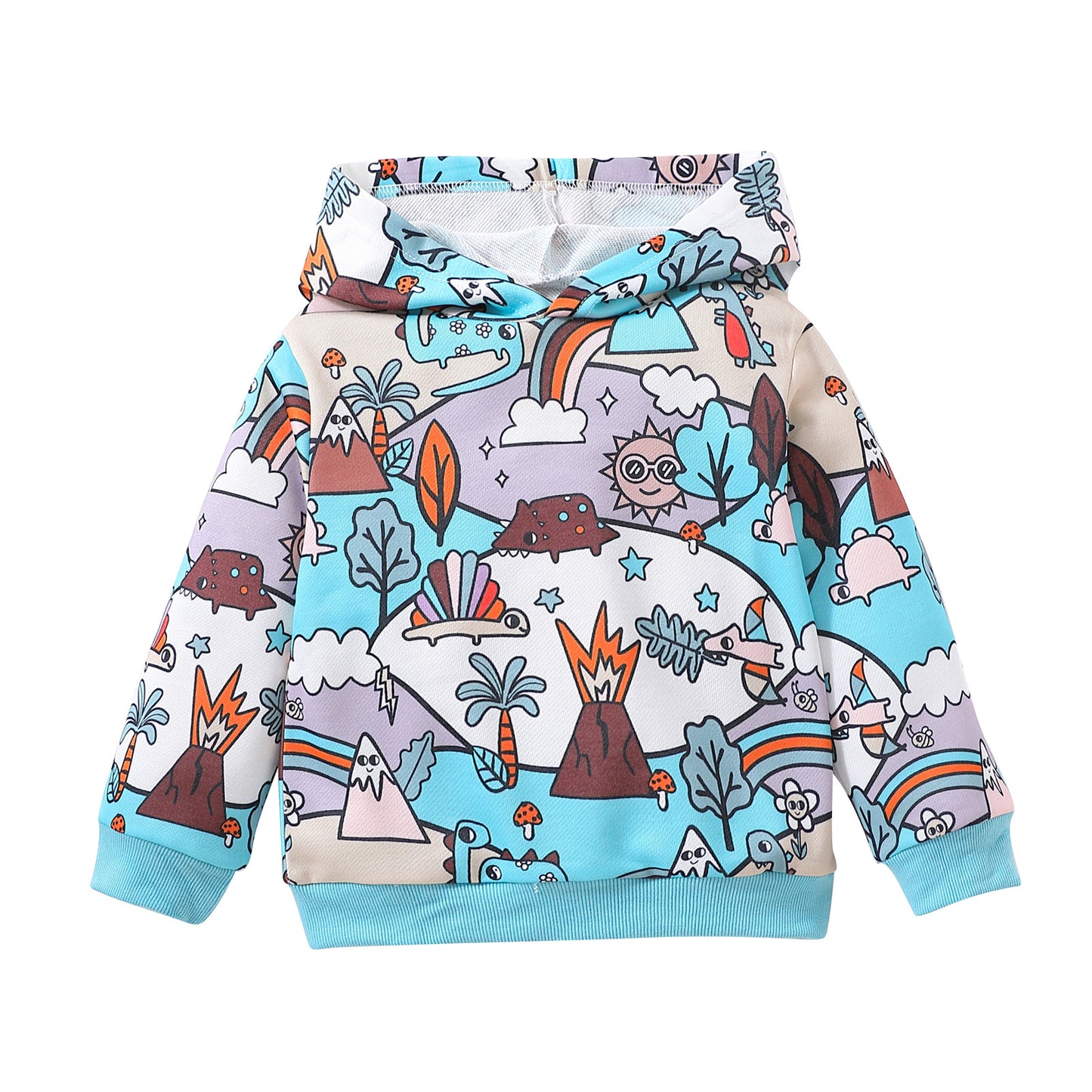 Cartoon hooded sweatshirt