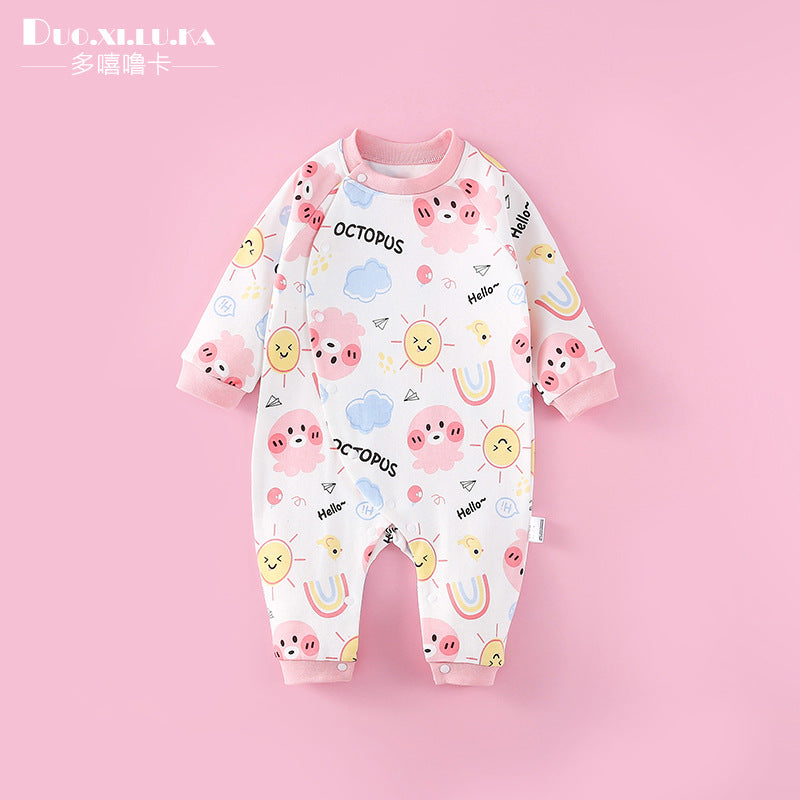 Sun octopus long sleeved jumpsuit