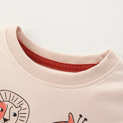 Stay Wild Color blocked Short Sleeve Set