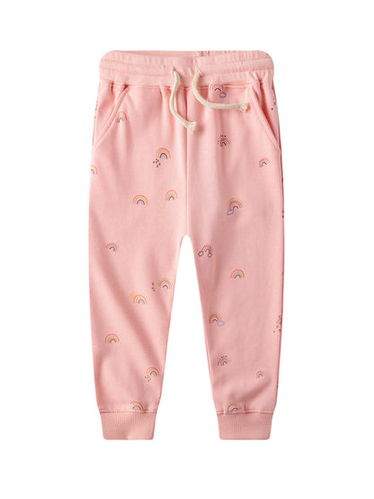 Pink Rainbow Line Pants
